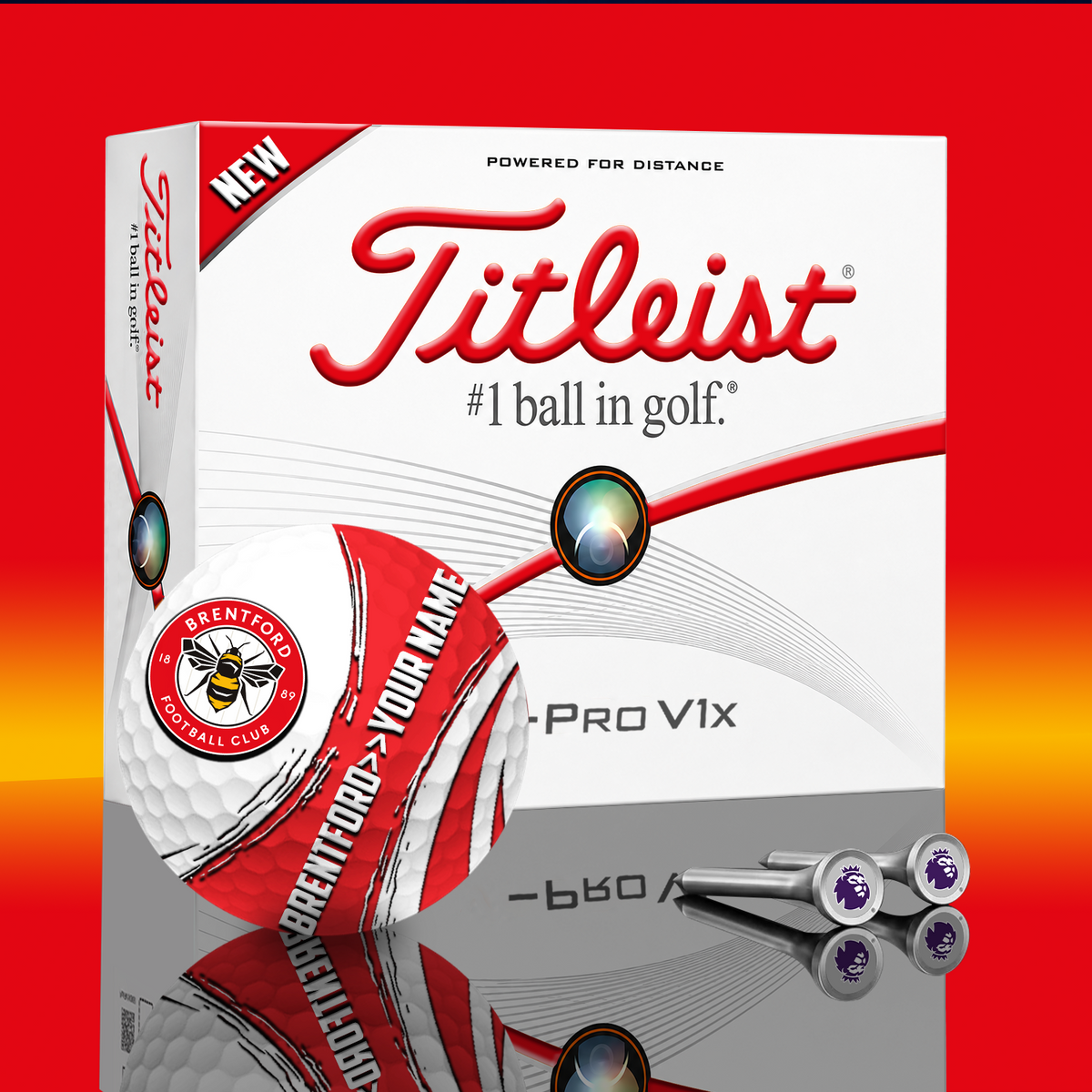 BRE x EPL PERSONALIZED GOLF BALL LIMITED EDITION