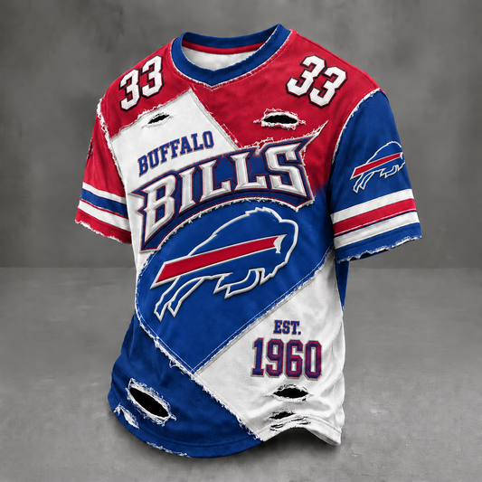 BUF x NFL Men's Professional Football Style Shirt
