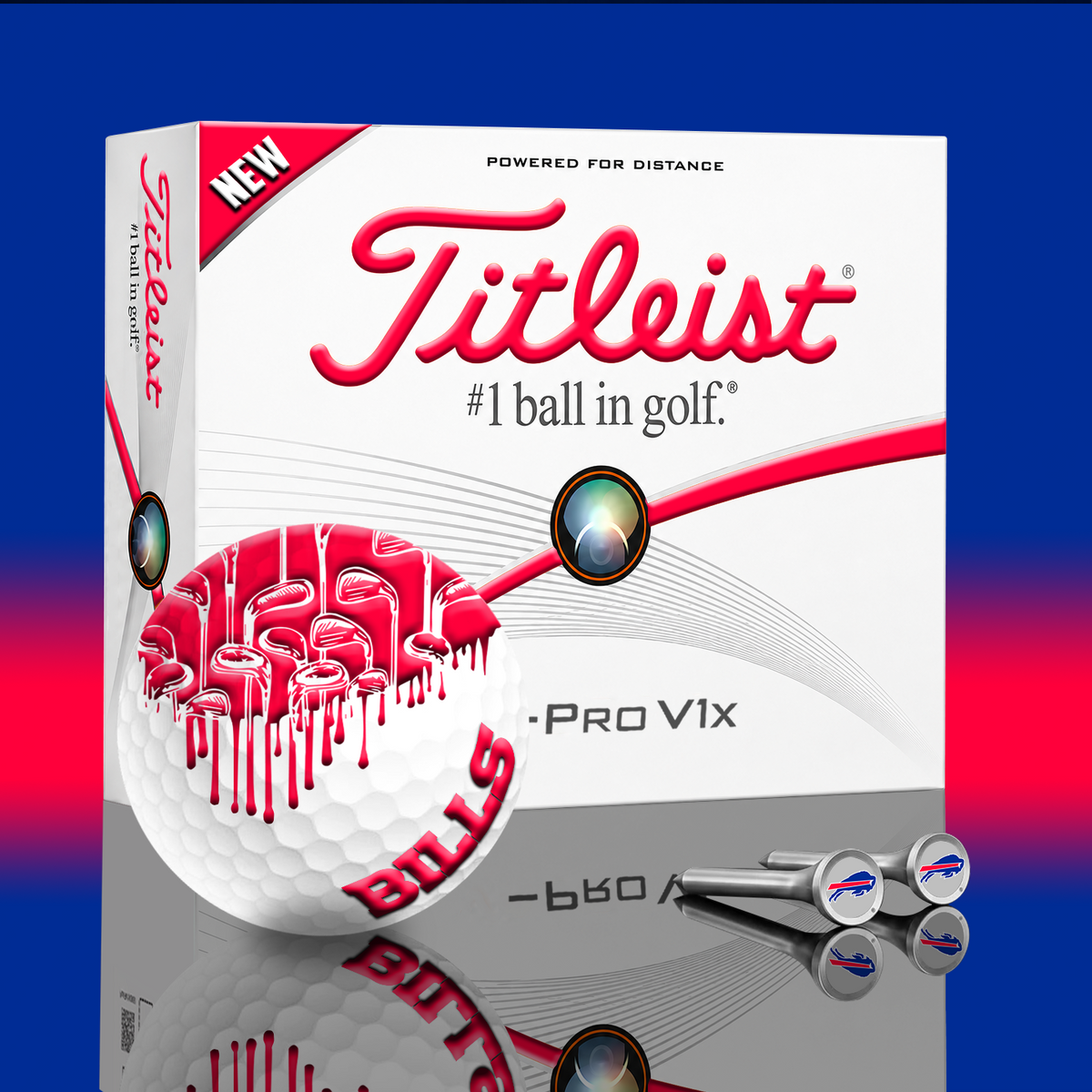 BUF x NFL PERSONALIZED GOLF BALL LIMITED EDITION V2