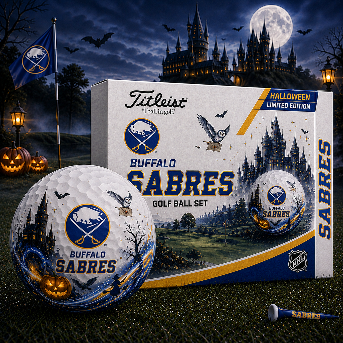 BUF x NHL Halloween Edition Golf Ball Set Premium Golf Balls