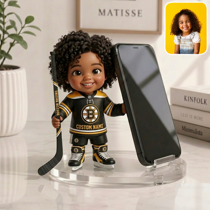 Premium NHL Personalized Kid Phone/ Tablet Holder Stand NMD TTV