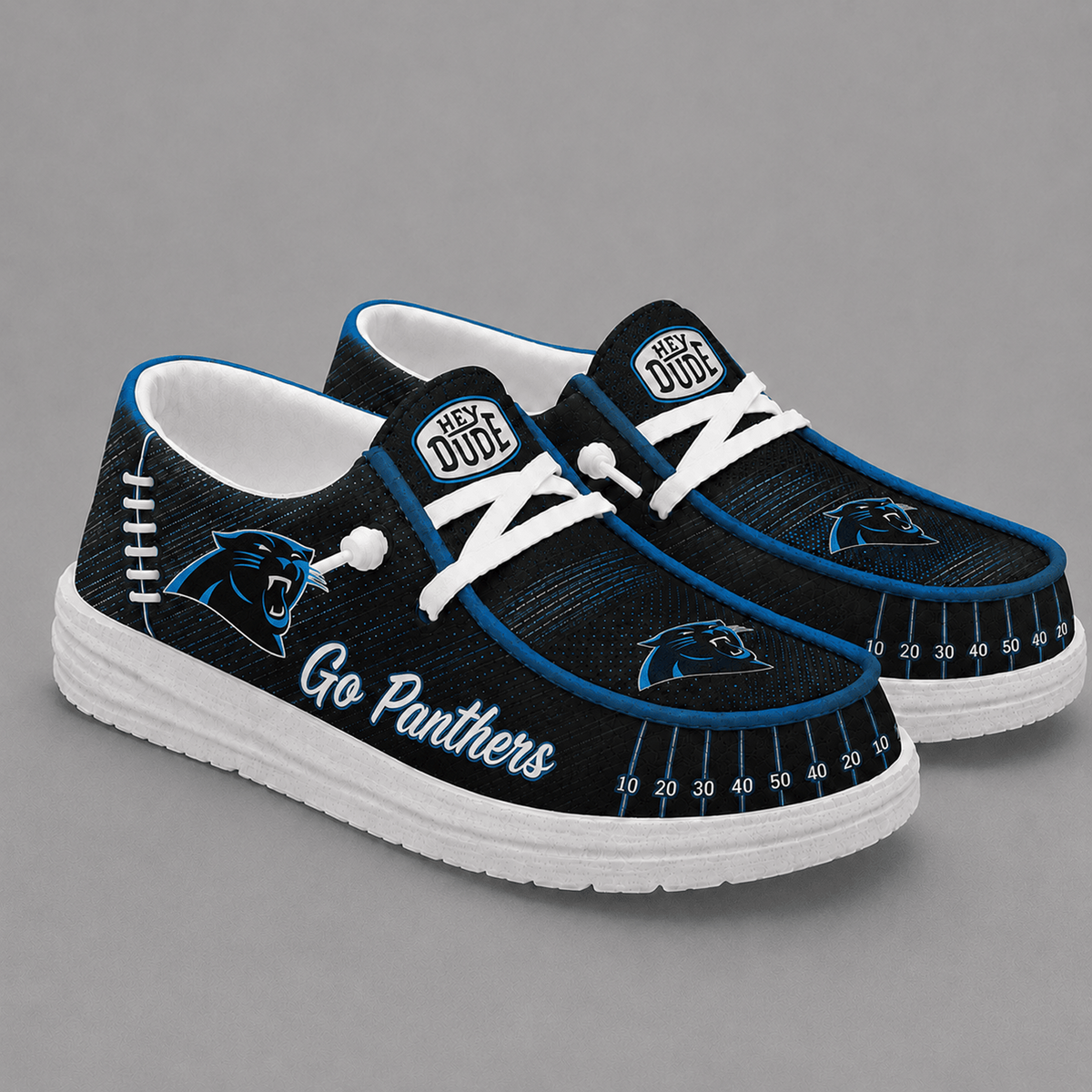 CAR Premium NFL Football Field Fan Loafer Shoes