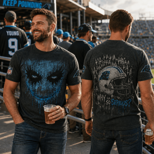 CAR x NFL Premium Joker 3D T-Shirt For Football Fans Loving Dark Aesthetic