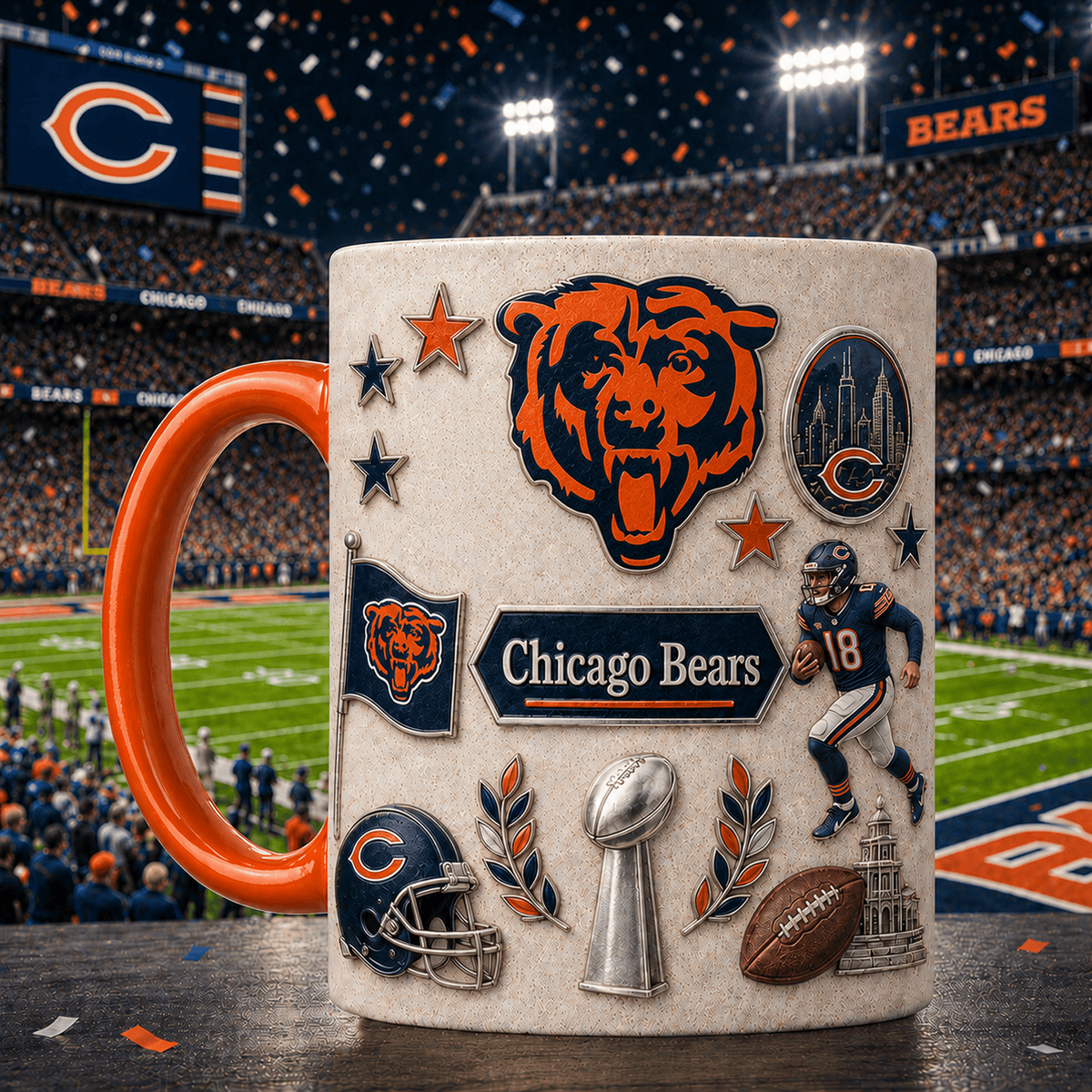CHI x NFL Premium Fan Pride Mug
