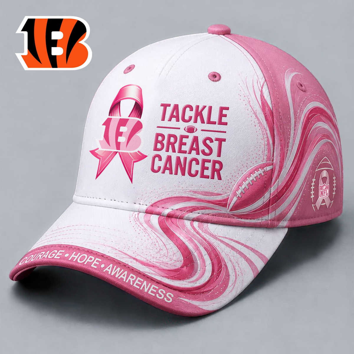 CIN x NFL Tackle Breast Cancer Cap