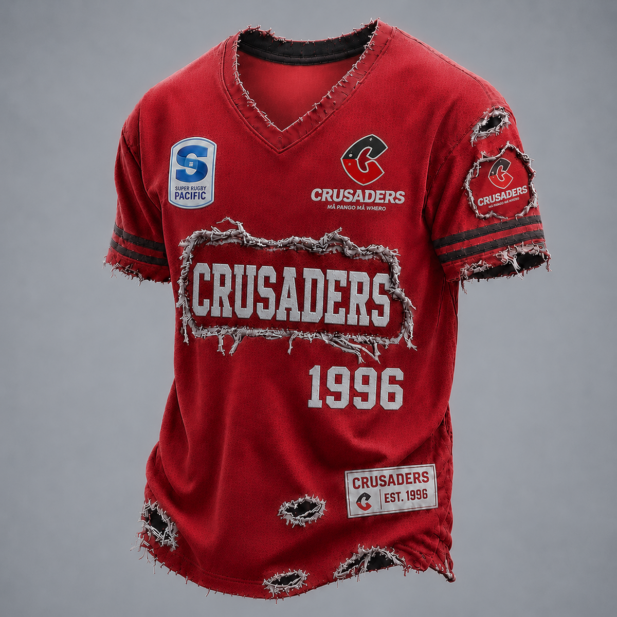 CRU x SRP LUXURY V-Neck T-Shirt 0306 DatND DVT