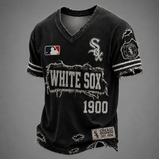 CWS x MLB LUXURY V-Neck T-Shirt 0406 DatND DVT
