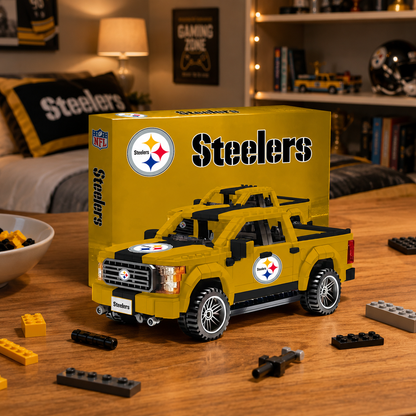 NFL 3D Racing Truck Model Building Block Set 0406 NAK TTT