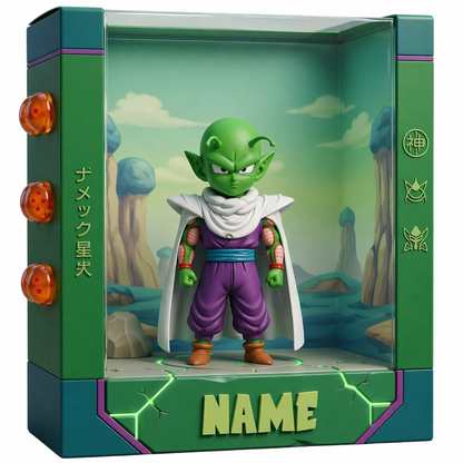 Personalized Anime Plaque Custom Photo – Martial Arts Kid Gift, Custom 3D Character Display, Birthday Gift for Kids, Name Personalized Keepsake