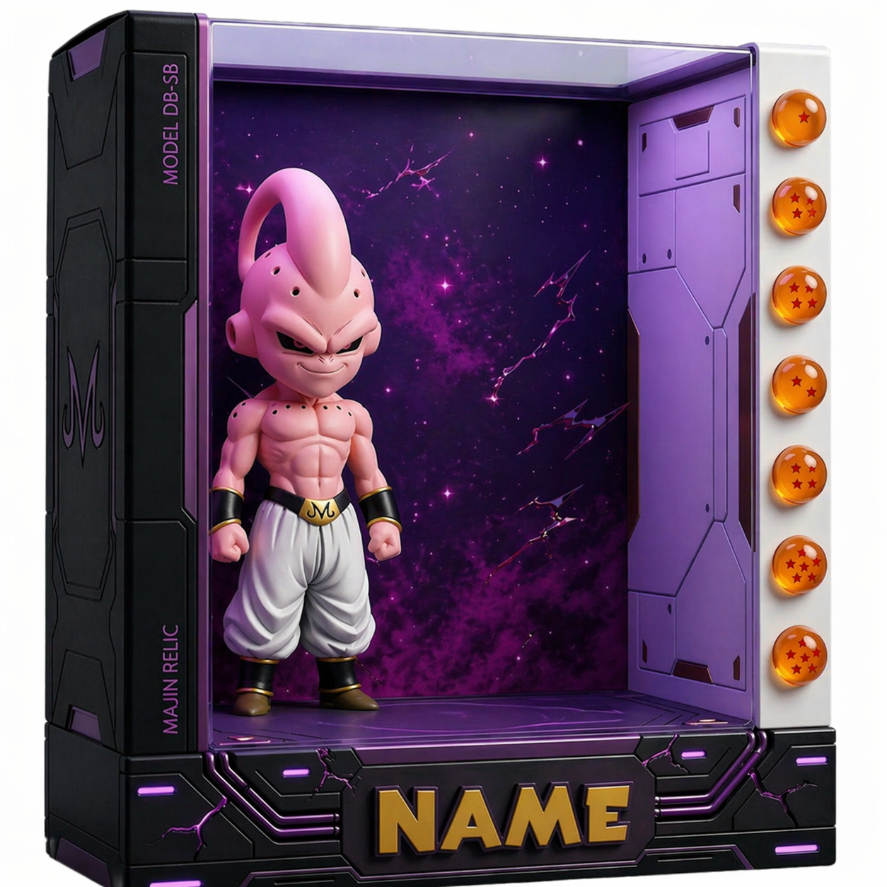 Personalized Anime Plaque Custom Photo – Martial Arts Kid Gift, Custom 3D Character Display, Birthday Gift for Kids, Name Personalized Keepsake