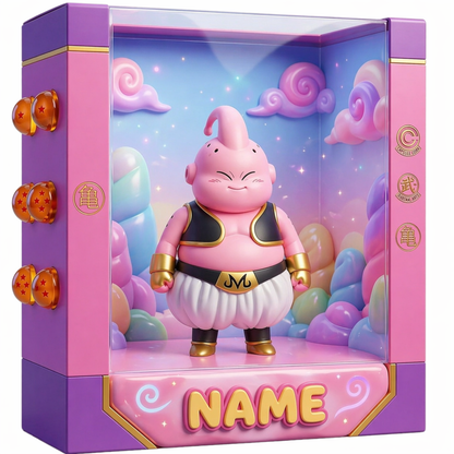 Personalized Anime Plaque Custom Photo – Martial Arts Kid Gift, Custom 3D Character Display, Birthday Gift for Kids, Name Personalized Keepsake