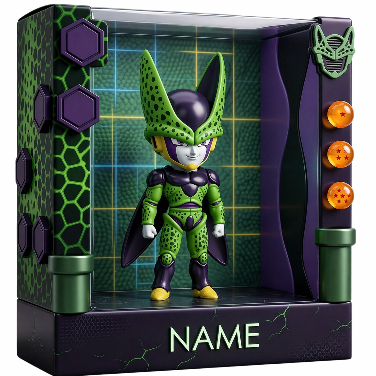 Personalized Anime Plaque Custom Photo – Martial Arts Kid Gift, Custom 3D Character Display, Birthday Gift for Kids, Name Personalized Keepsake