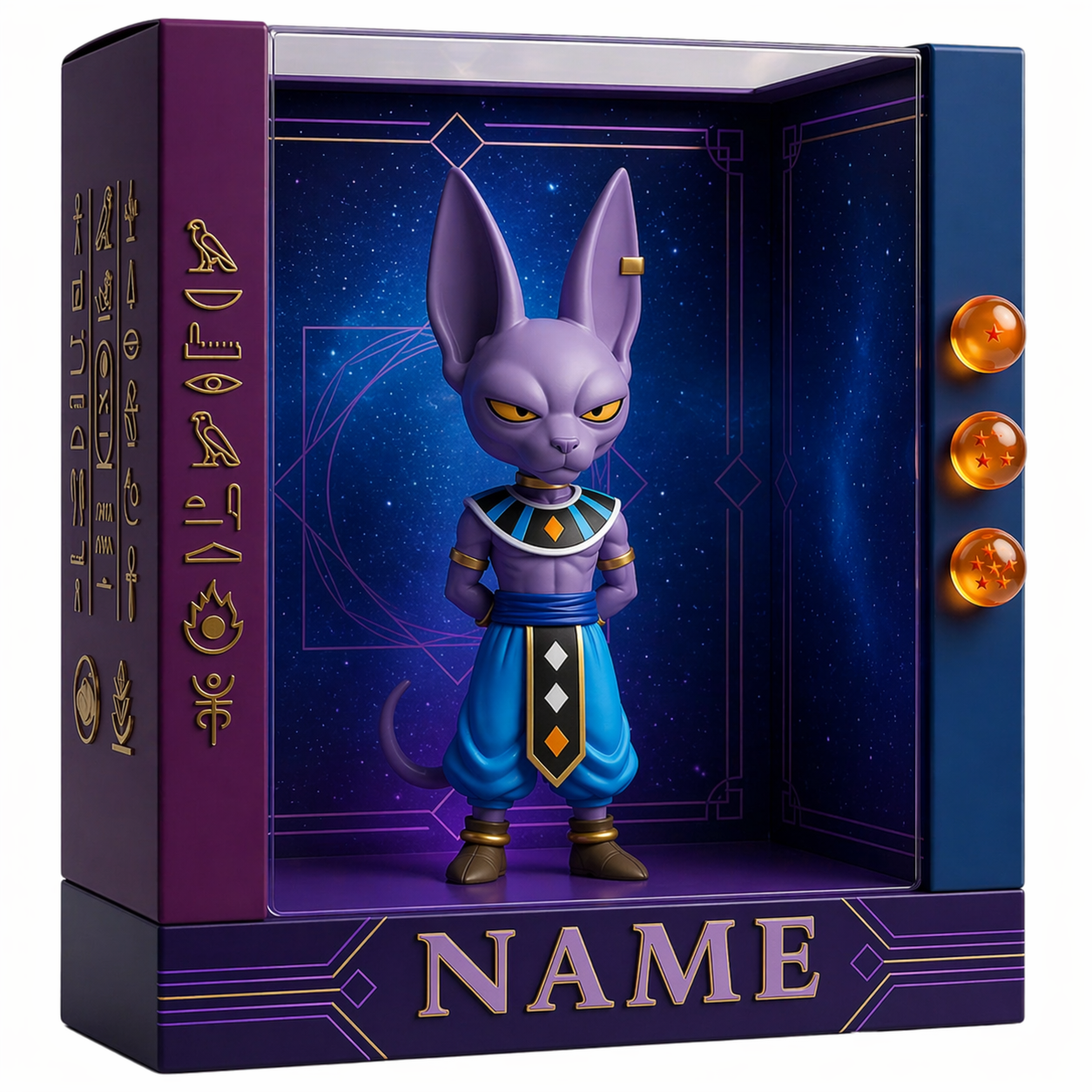 Personalized Anime Plaque Custom Photo – Martial Arts Kid Gift, Custom 3D Character Display, Birthday Gift for Kids, Name Personalized Keepsake