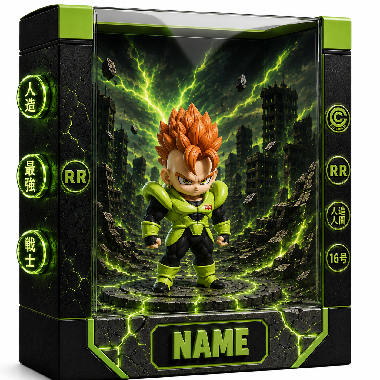 Personalized Anime Plaque Custom Photo – Martial Arts Kid Gift, Custom 3D Character Display, Birthday Gift for Kids, Name Personalized Keepsake