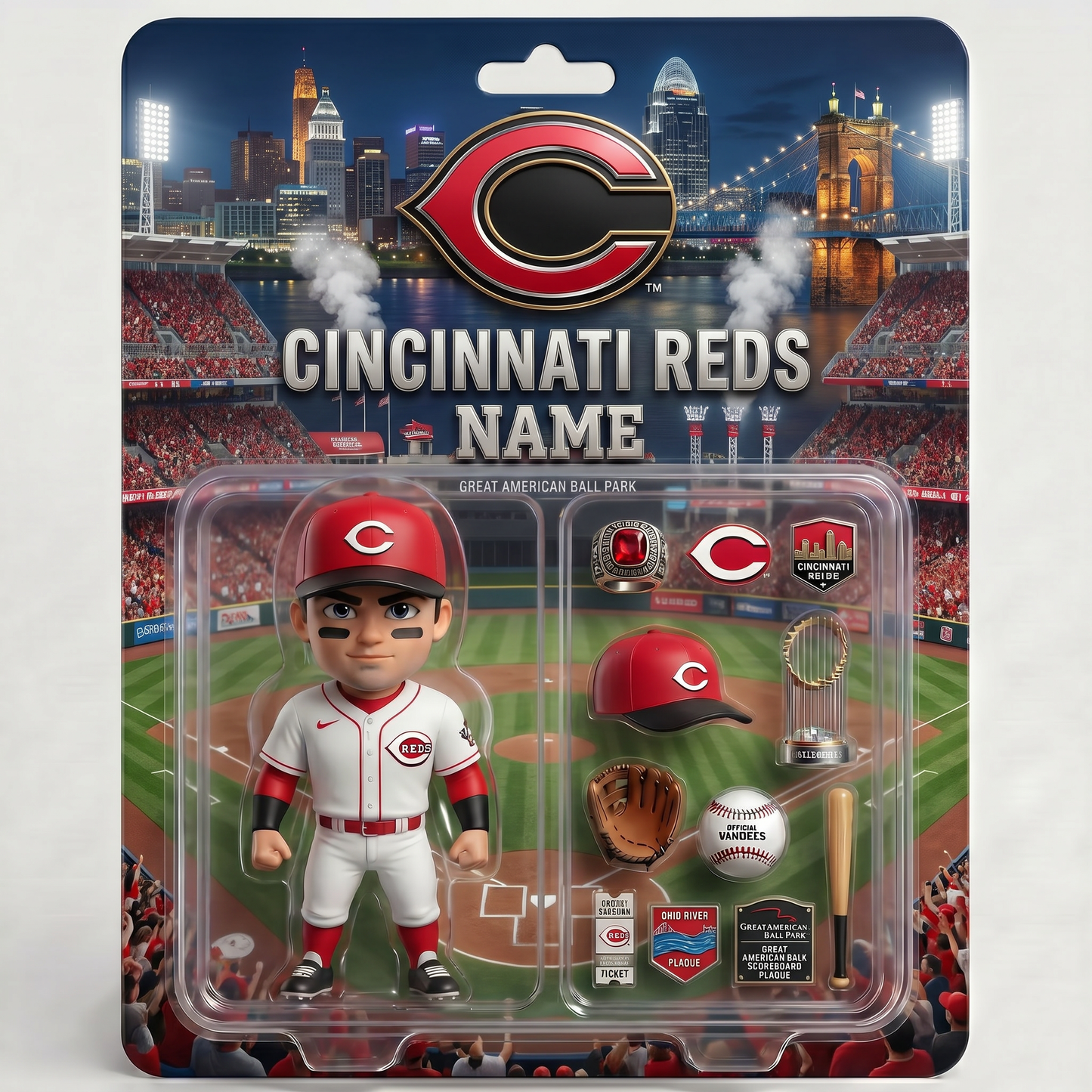 Personalized Baseball Fan Plaque, Custom Photo Sports Collectible Display, Custom Name Baseball Player Figure, Gift For Baseball Lovers And Sports Fans BQH