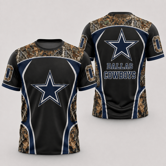 DAL x NFL Hunting Camo 3D Shirt