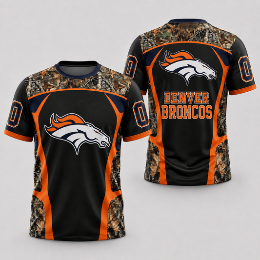 DEN x NFL Hunting Camo 3D Shirt