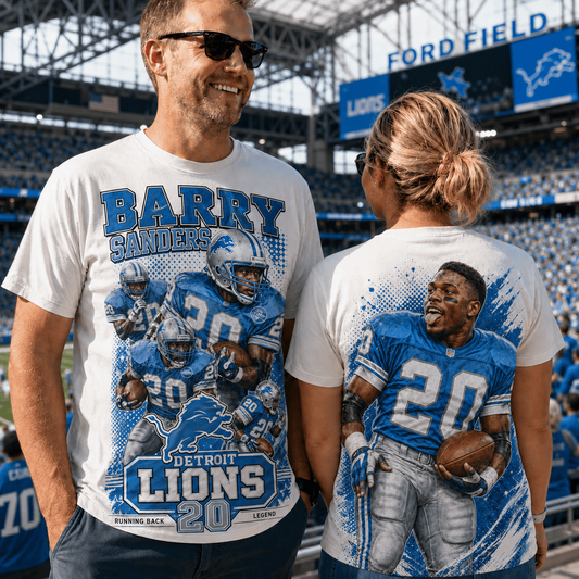 DET x NFL Premium Football Player Graphic Shirt