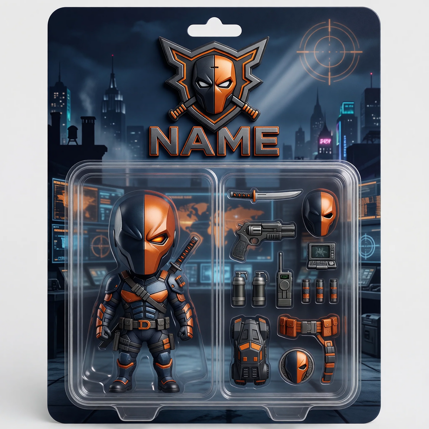 Custom Superhero Action Figure Plaque, Personalized Fan Photo Plaque, Custom Comic Hero Collectible Gift, Personalized Action Figure Display for Fans BQH