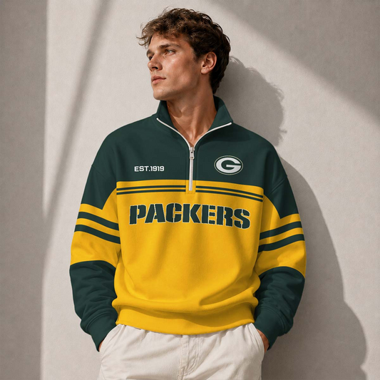 GB x NFL Half-Zip Sweatshirt