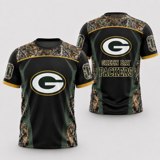 GB x NFL Hunting Camo 3D Shirt