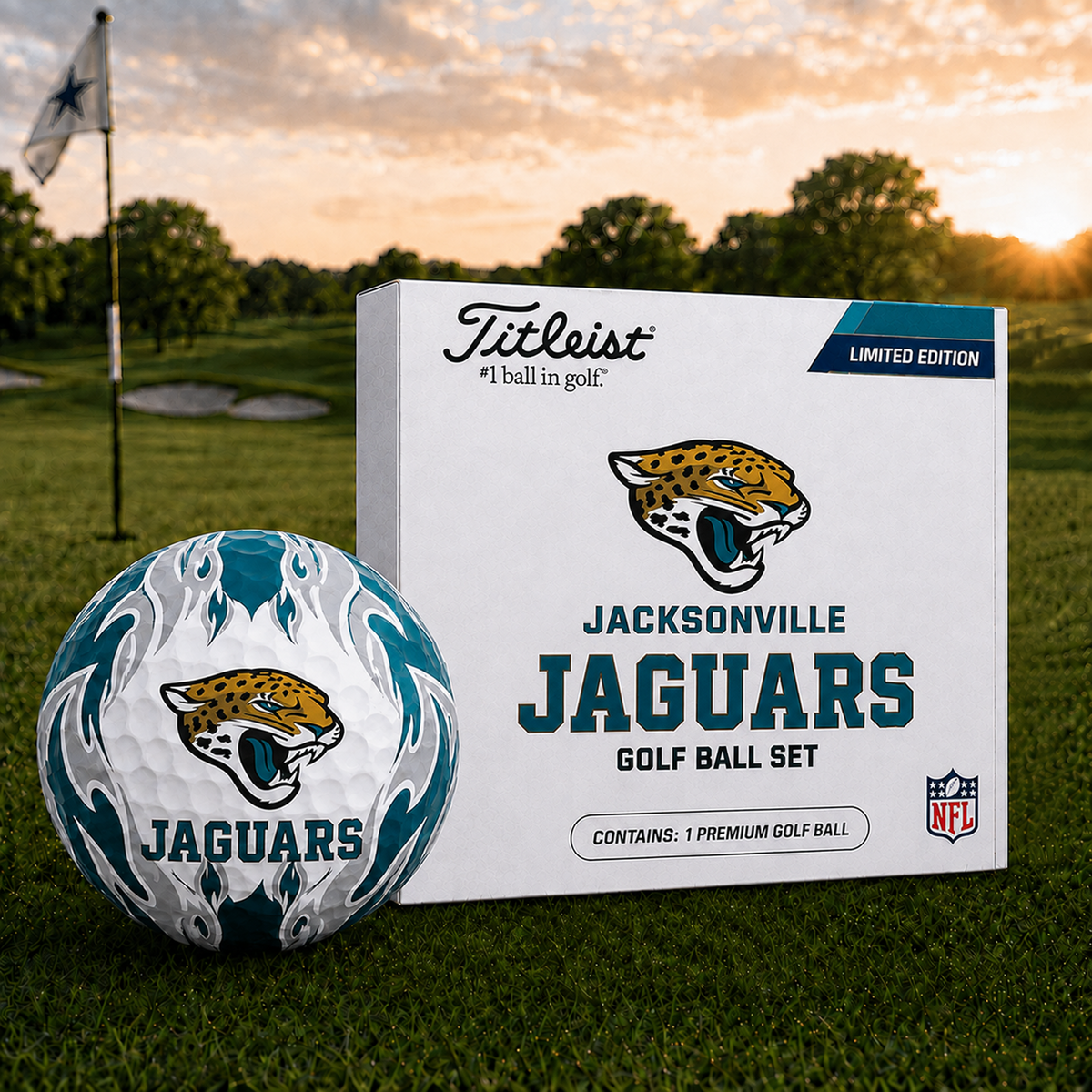 JAC x NFL Inspired Golf Ball Set Premium Golf Balls V3