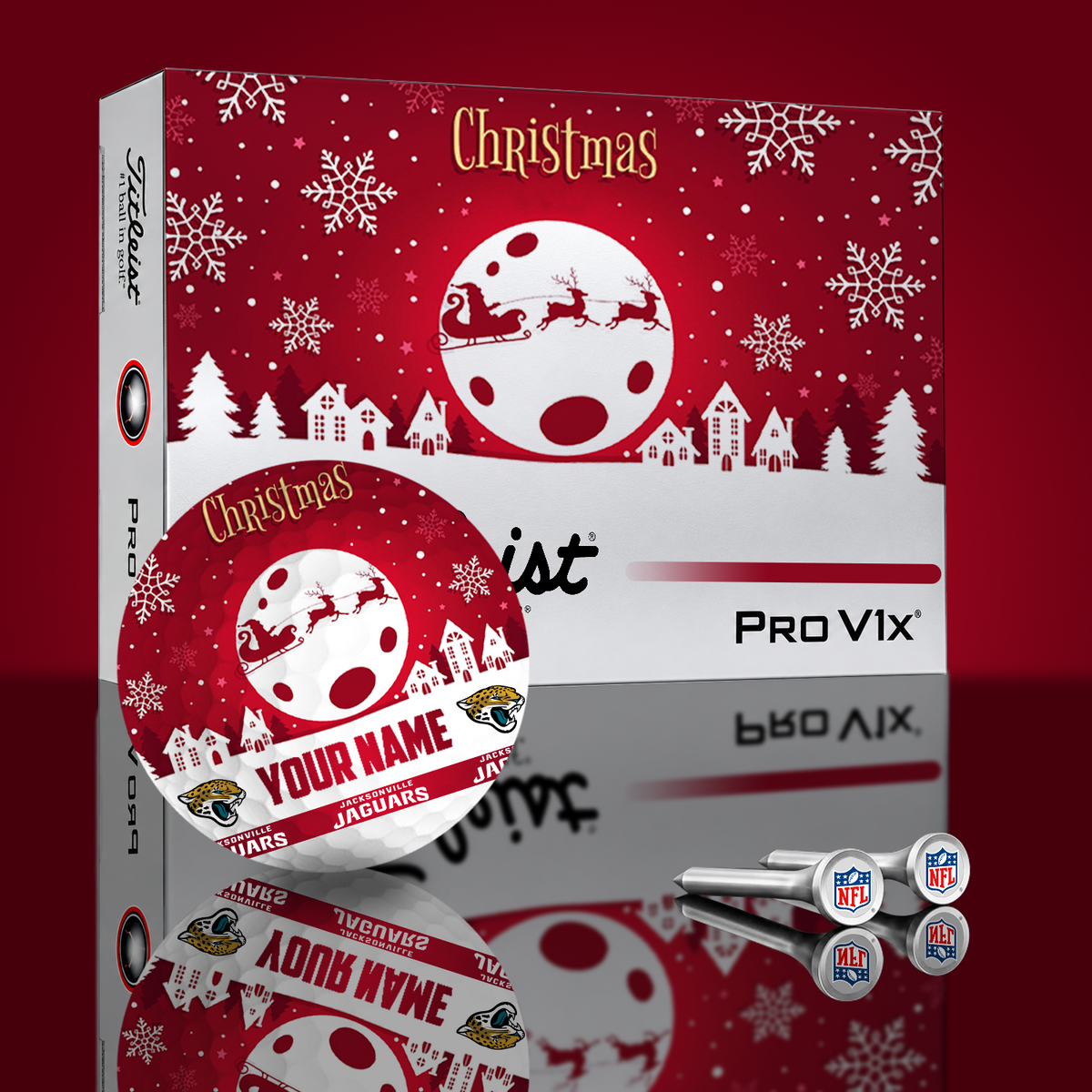 JAX x NFL PERSONALIZED GOLF BALL LIMITED EDITION V3