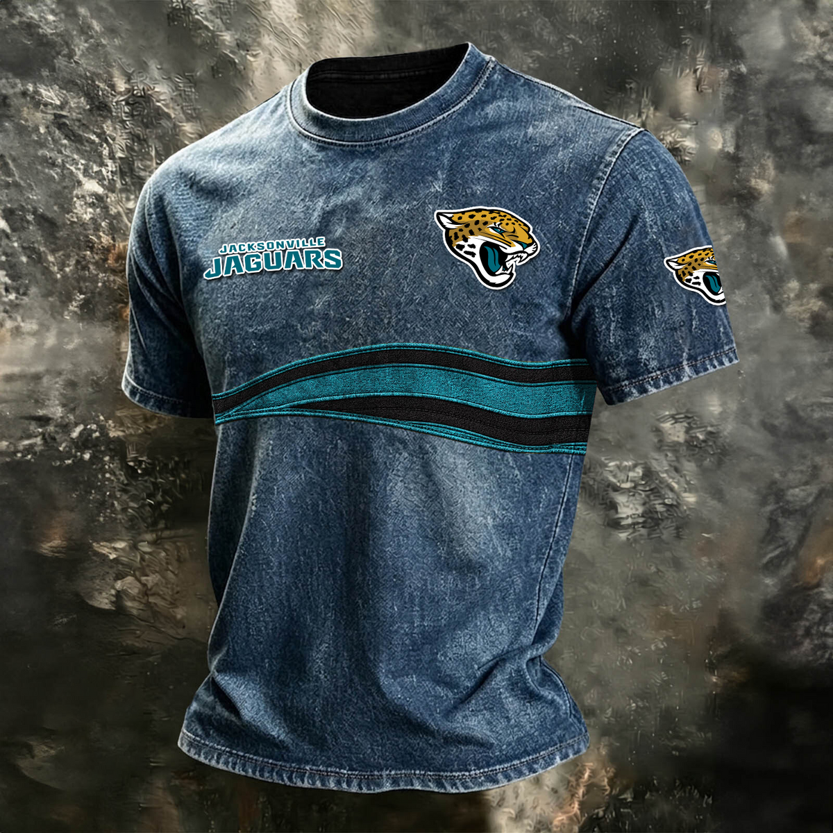JAX x NFL Washed Cotton Retro Men's T-shirt