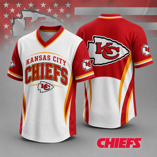 KC x NFL Team Spirit V-Neck Jersey
