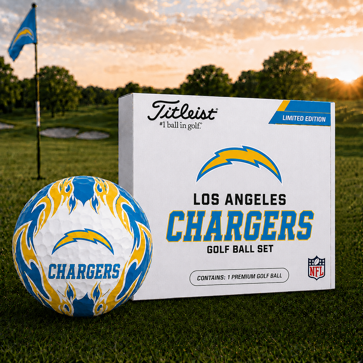 LAC x NFL Inspired Golf Ball Set Premium Golf Balls V3