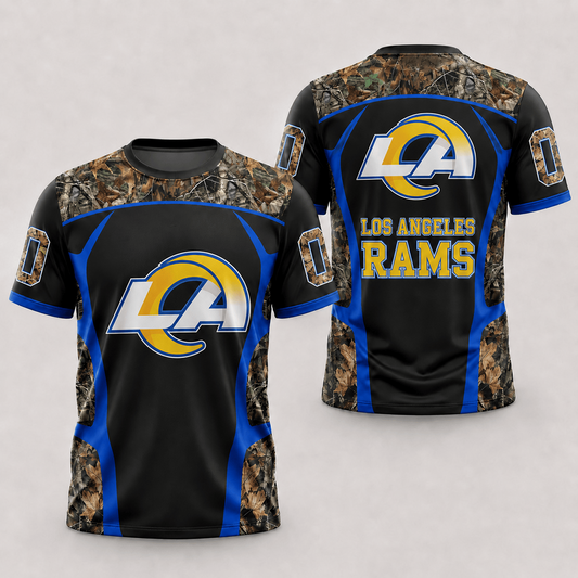 LAR x NFL Hunting Camo 3D Shirt