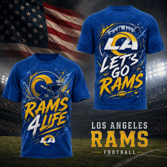 LAR x NFL Premium Fan For Life 3D Shirt
