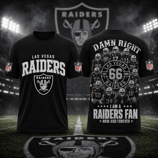 LV x NFL Damn Right Forever Fan 3D Shirt