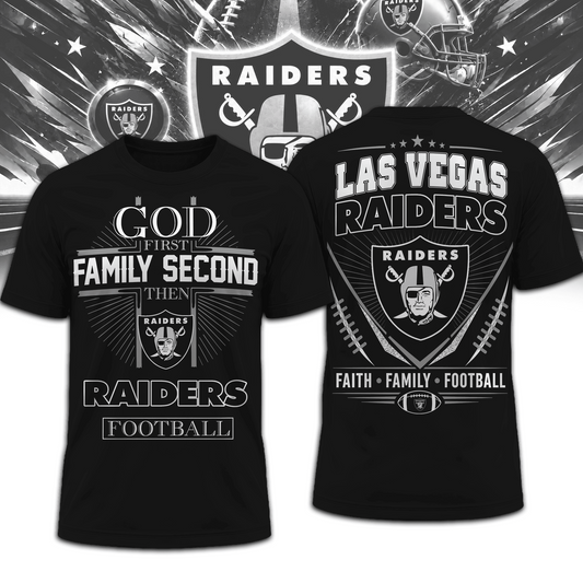 LV x NFL Faith, Family, Football 3D Shirt