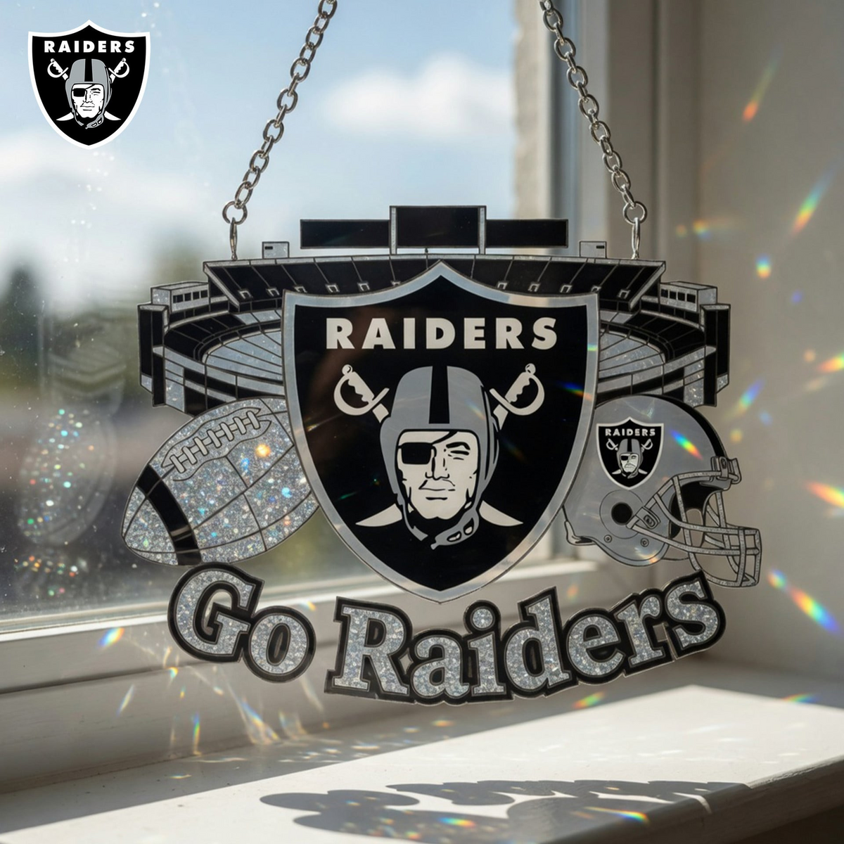 LV x NFL Game Day Suncatcher