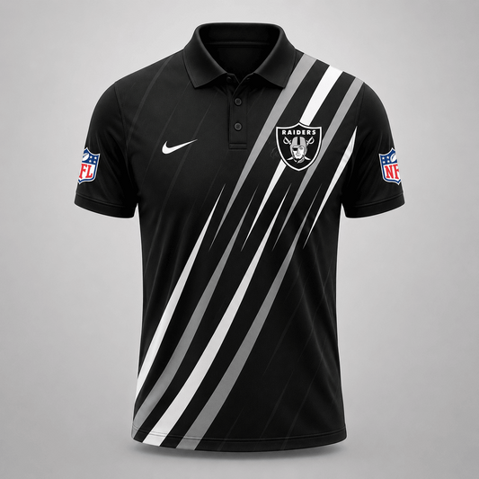 LV x NFL Premium Athletic Stripe Polo Shirt