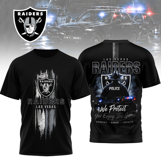 LV x NFL Premium Police Tribute Team 3D Shirt