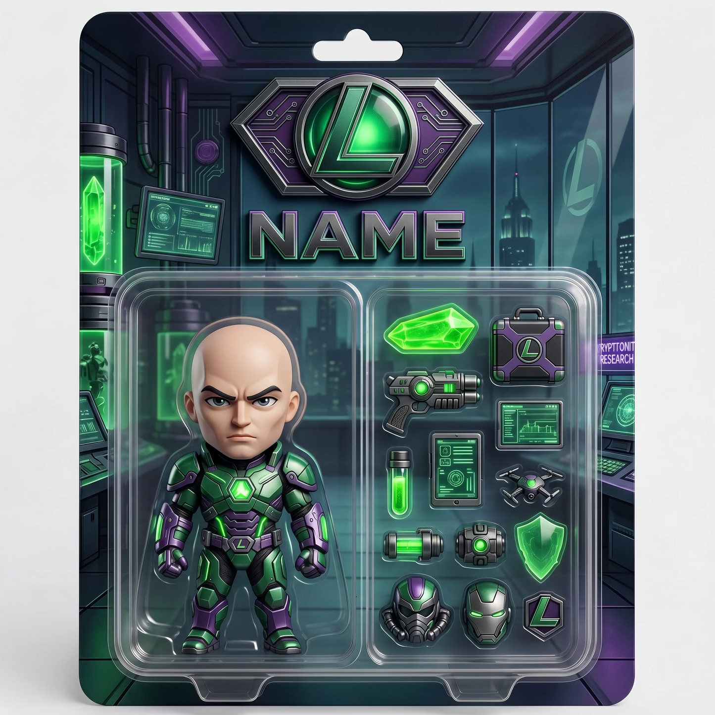 Custom Superhero Action Figure Plaque, Personalized Fan Photo Plaque, Custom Comic Hero Collectible Gift, Personalized Action Figure Display for Fans BQH