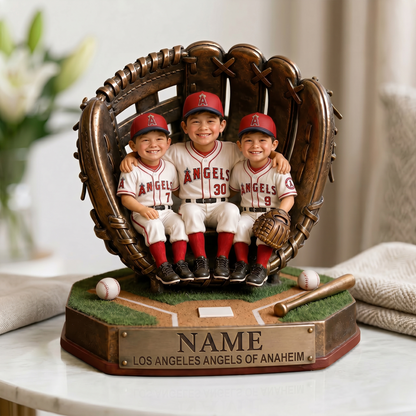 MLB Personalized Baseball Custom Shaped Acrylic Plaque 0906 NAK NHT