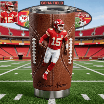 Premium NFL Personalized Football Tumbler NMD CTKT