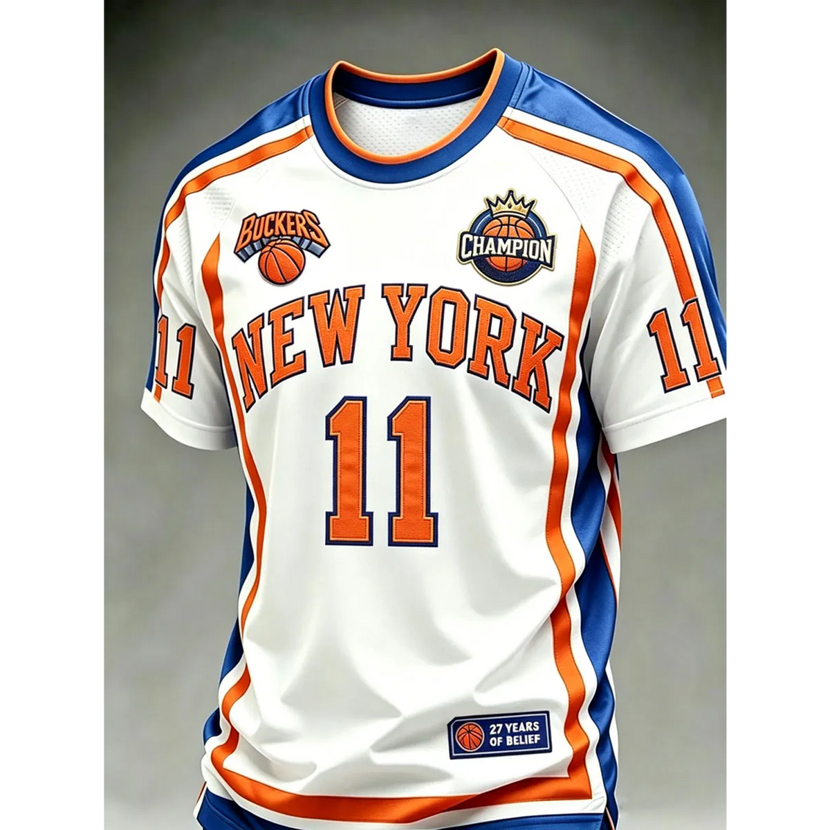 Men'S NYK Basketball Print Shirt V4 DATND TANTD 090626