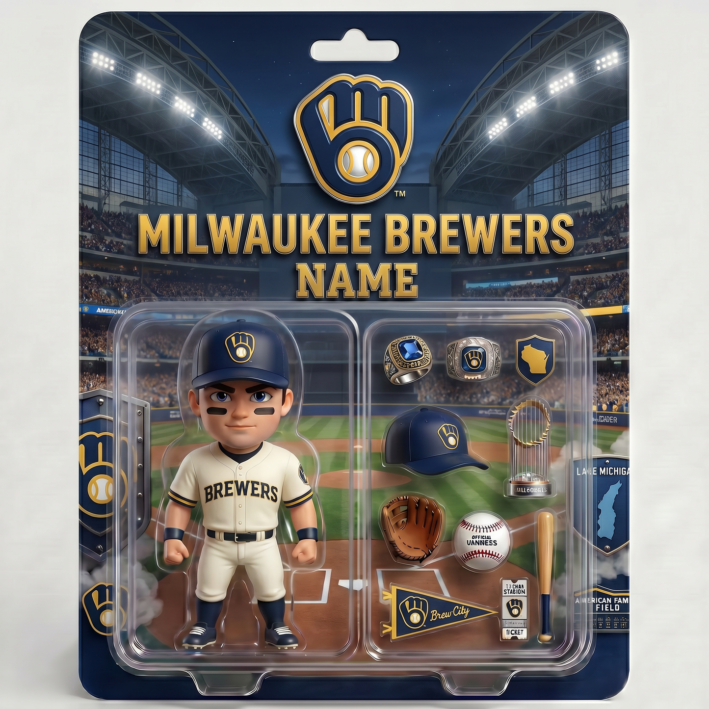 Personalized Baseball Fan Plaque, Custom Photo Sports Collectible Display, Custom Name Baseball Player Figure, Gift For Baseball Lovers And Sports Fans BQH