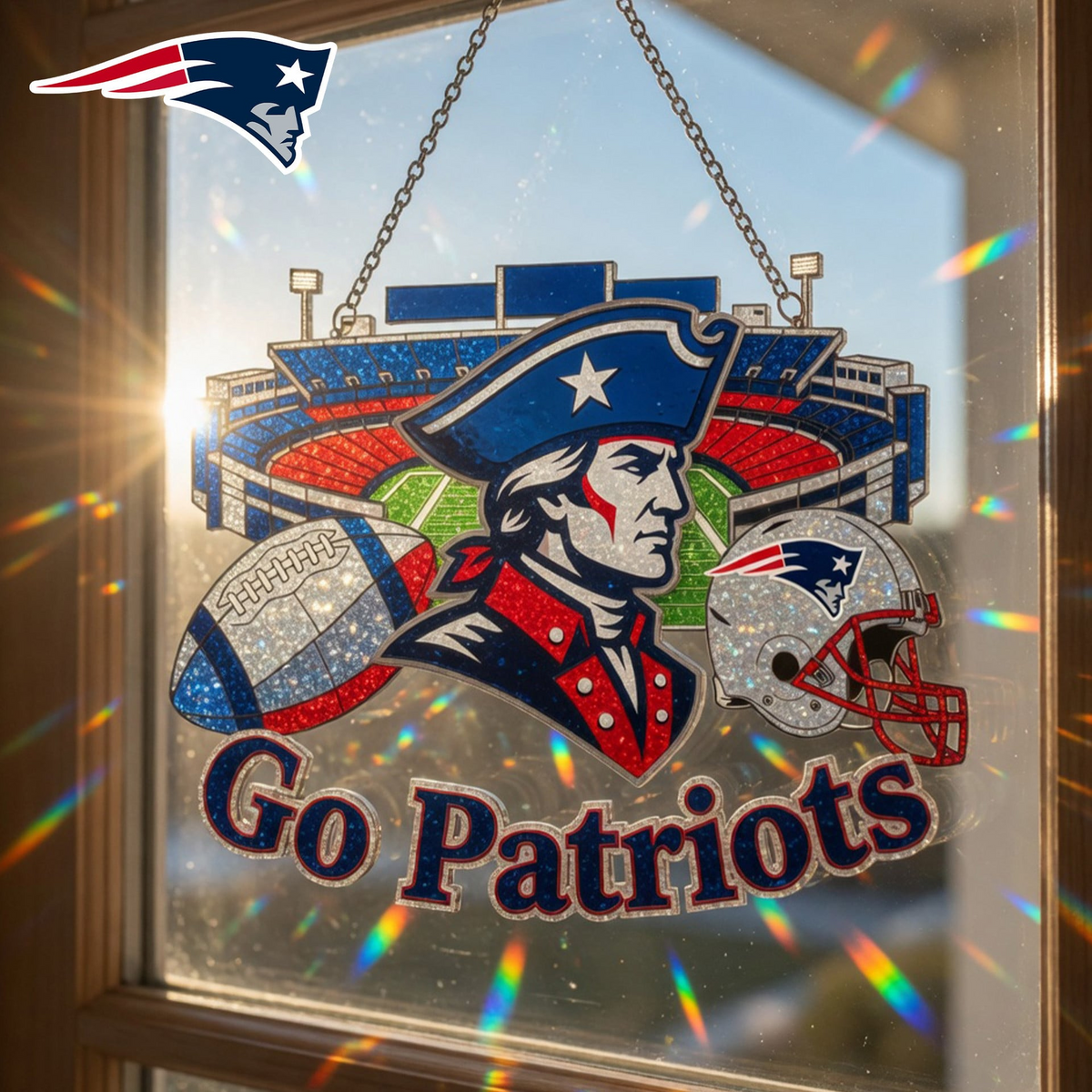 NE x NFL Game Day Suncatcher
