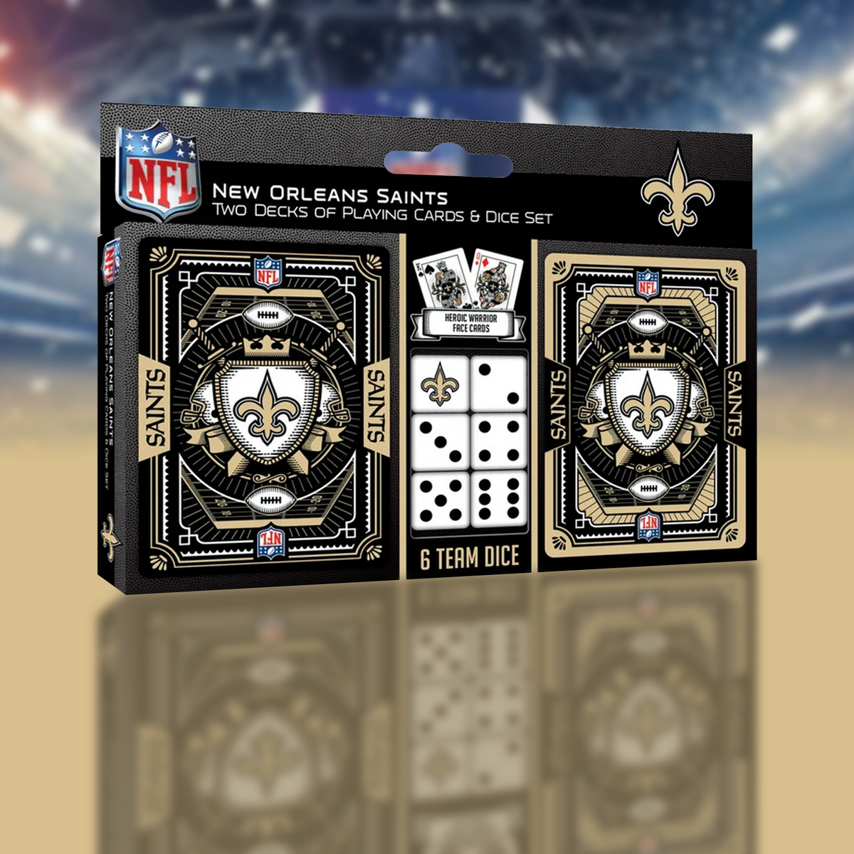 NO x NFL 2-Pack Playing Cards & Dice Set