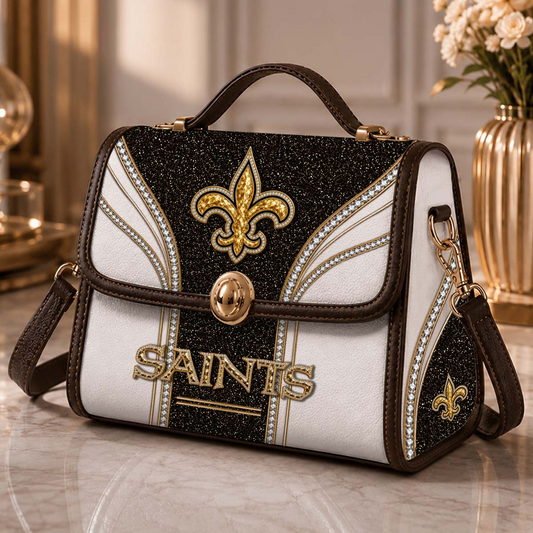 NO x NFL Glitter Leather Handbag