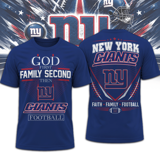 NYG x NFL Faith, Family, Football 3D Shirt