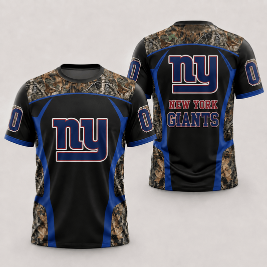 NYG x NFL Hunting Camo 3D Shirt