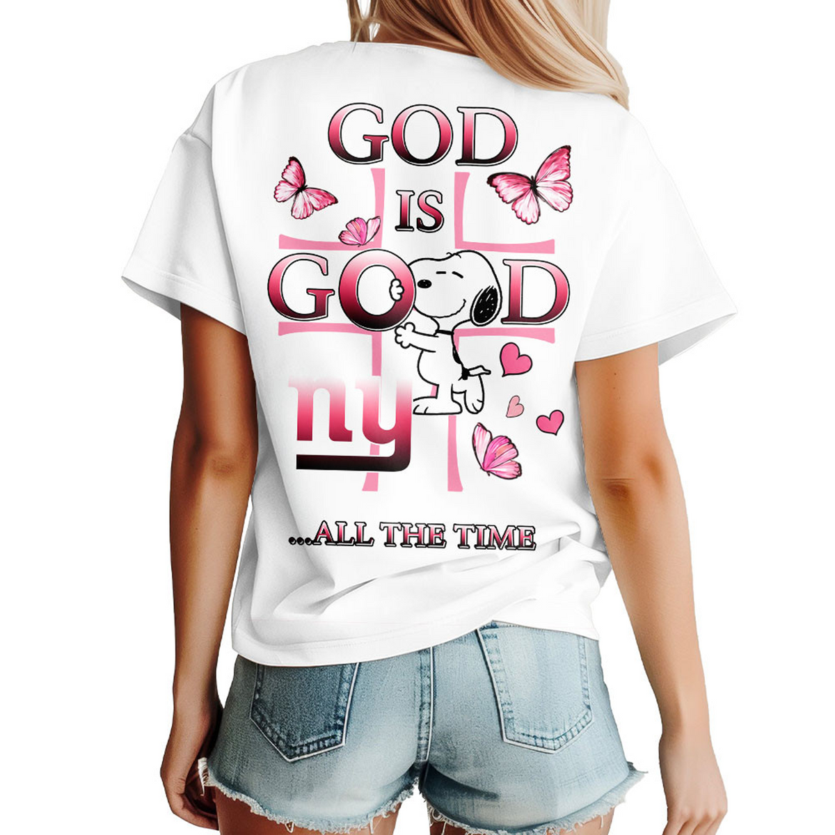 NYG x NFL Jesus Take The Wheel God Is Good 3D Shirt