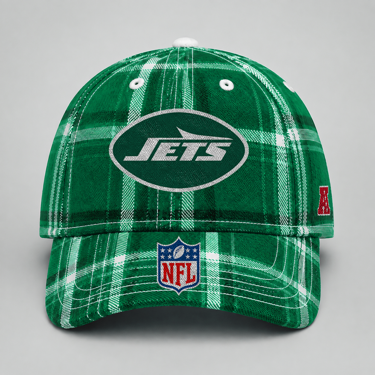NYJ x NFL Premium Varsity Plaid Cap