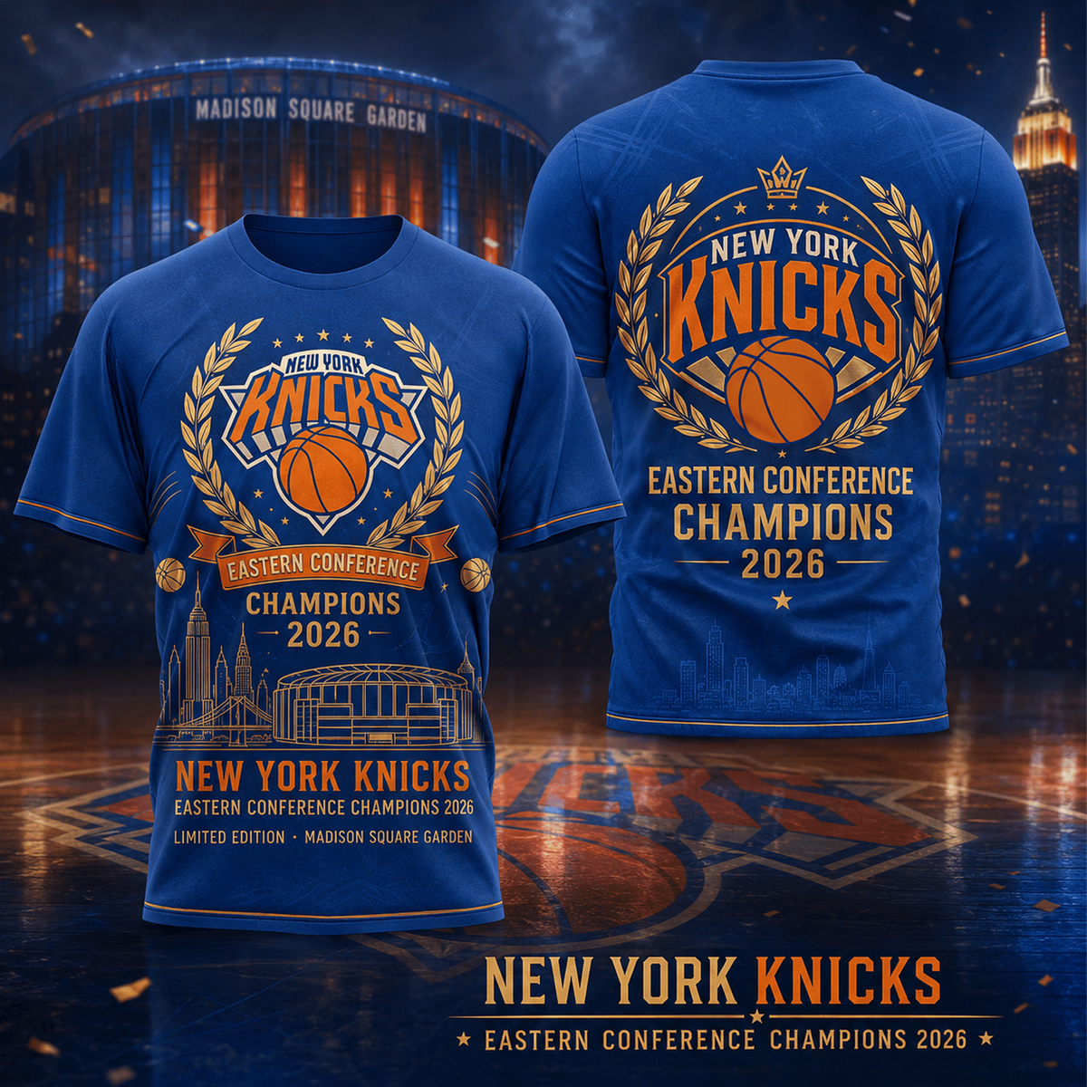 NYK x NBA Eastern Conference 2026 Aparael 3D V3 DATND TANTD
